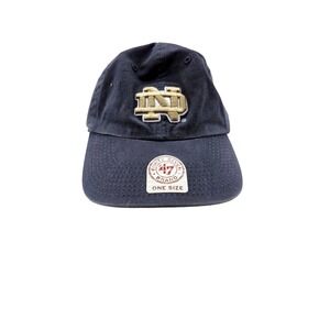 '47 Men's Notre Dame Fighting Irish Navy Adjustable Hat - One Size
